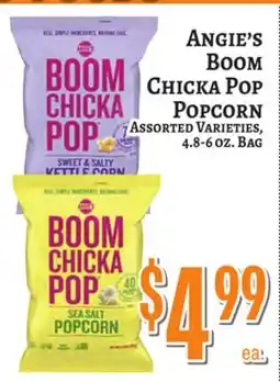 Trade Fair Supermarket ANGIE'S Boom Chicka Pop Popcorn offer