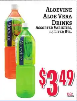 Trade Fair Supermarket ALOEVINE ALOE VERA DRINKS offer