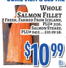 Trade Fair Supermarket WHOLE SALMON FILLET offer