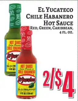 Trade Fair Supermarket El Yucateco Chile Habanero Hot Sauce offer