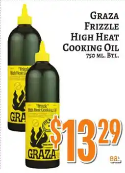 Trade Fair Supermarket GRAZA Frizzle HIGH HEAT Cooking Oil offer
