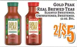 Trade Fair Supermarket GOLD PEAK REAL BREWED TEAS offer