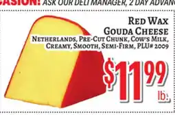 Trade Fair Supermarket RED WAX GOUDA CHEESE offer