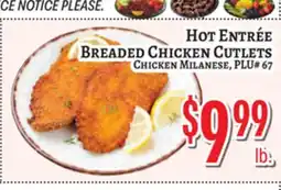 Trade Fair Supermarket BREADED CHICKEN CUTLETS offer
