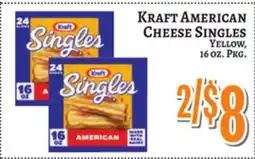 Trade Fair Supermarket Kraft American Cheese Singles offer