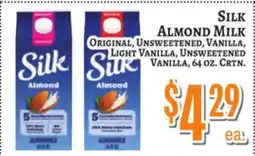 Trade Fair Supermarket SILK ALMOND MILK offer