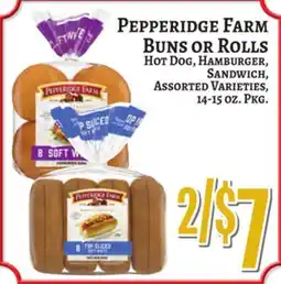 Trade Fair Supermarket PEPPERIDGE FARM Buns or Rolls offer