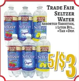 Trade Fair Supermarket TRADE FAIR Seltzer Water offer
