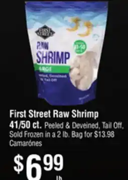 Smart & Final First Street Raw Shrimp 41/50 ct offer