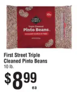 Smart & Final First Street Triple Cleaned Pinto Beans offer