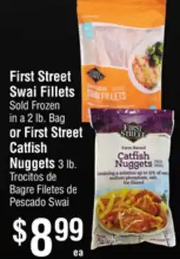 Smart & Final First Street Swai Fillets or First Street Catfish Nuggets offer