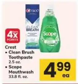 Safeway Crest + Scope offer