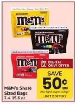Safeway M&M's Share Sized Bags offer
