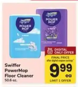 Safeway Swiffer PowerMop Floor Cleaner offer