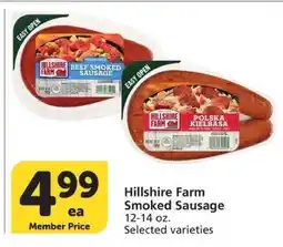 Albertsons Hillshire Farm Smoked Sausage offer