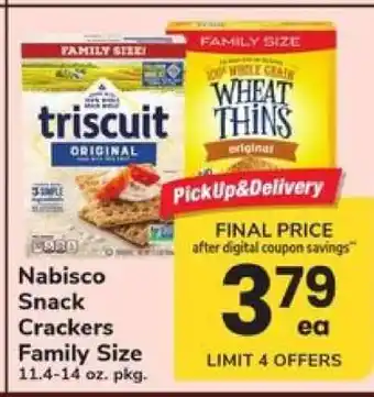 Nabisco Snack Crackers Family Size