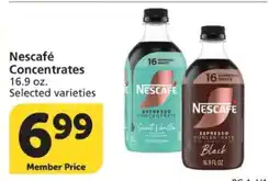 Albertsons Nescafé Concentrates offer