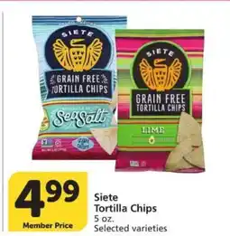 Albertsons Siete Tortilla Chips offer