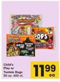 Safeway Child's Play or Tootsie Bags offer