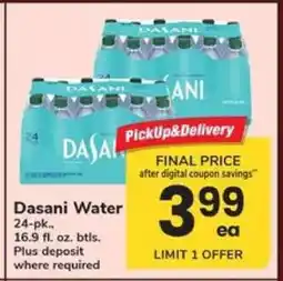 Safeway Dasani Water offer
