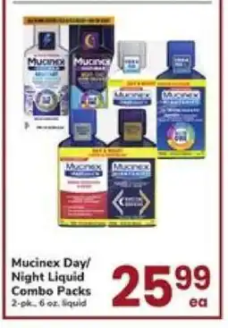 Safeway Mucinex Day & Night Liquid Combo Packs offer