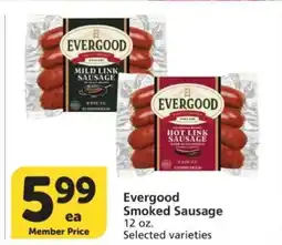 Albertsons Evergood Smoked Sausage offer