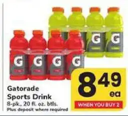 Safeway Gatorade Sports Drink offer
