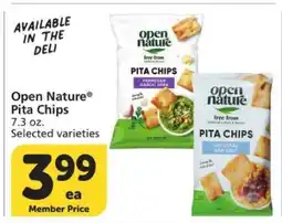 Albertsons OPEN NATURE PITA CHIPS offer