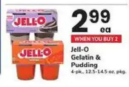 Safeway Jell-O Gelatin & Pudding offer