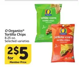 Albertsons O Organics Tortilla Chips offer