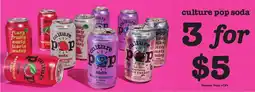 Albertsons Culture Pop Soda offer