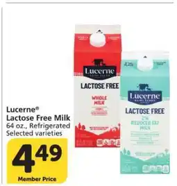 Albertsons Lucerne Lactose Free Milk offer