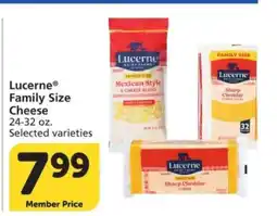 Albertsons Lucerne Family Size Cheese offer