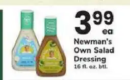 Safeway Newman's Own Salad Dressing offer