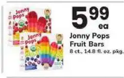 Safeway Jonny Pops Fruit Bars offer