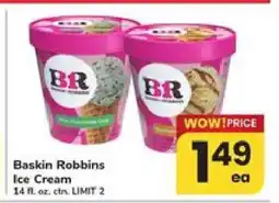 Safeway Baskin Robbins Ice Cream offer
