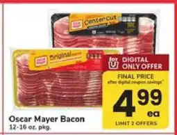 Safeway Oscar Mayer Bacon offer