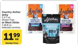 Albertsons Country Archer Jerky offer
