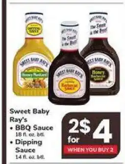 Safeway Sweet Baby Ray's offer