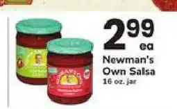 Safeway Newman's Own Salsa offer