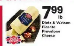 Safeway Dietz & Watson Picante Provolone Cheese offer