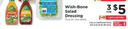 ShopRite Wish-Bone Salad Dressing offer