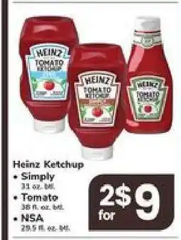 Safeway Heinz Ketchup offer