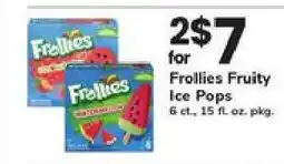 Safeway Frollies Fruity Ice Pops offer