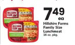 Safeway Hillshire Farms Family Size Lunchmeat offer