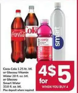 Safeway Coca-Cola, Glaceau Vitamin Water, Smart Water offer