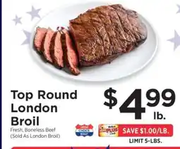 ShopRite Top Round London Broil offer
