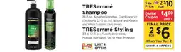 ShopRite TRESemmé Shampoo & Styling offer