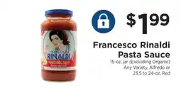 ShopRite Francesco Rinaldi Pasta Sauce offer