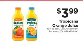 ShopRite Tropicana Orange Juice offer